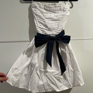 Hollister White Smocked Top